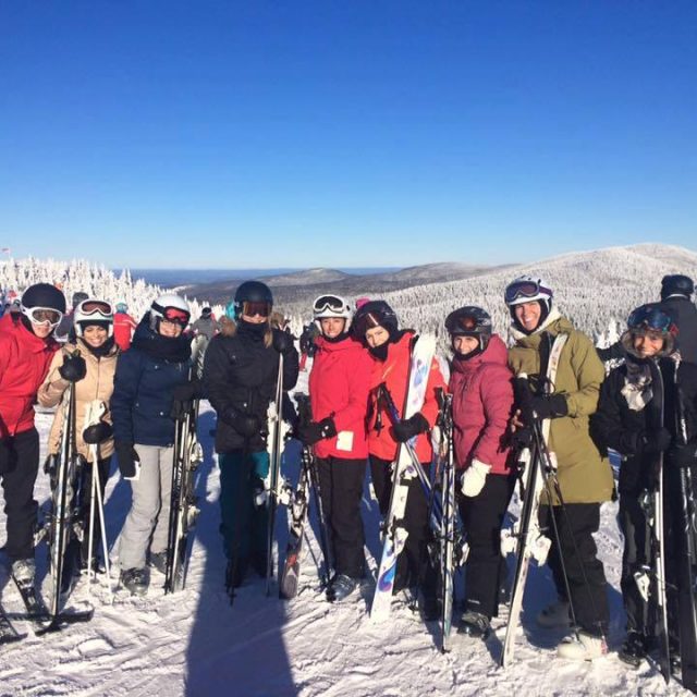 gang de filles ski
